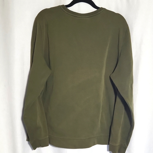 Under Armour Rival Antler Pullover Sweatshirt Green & Orange Size Large - Picture 3 of 7